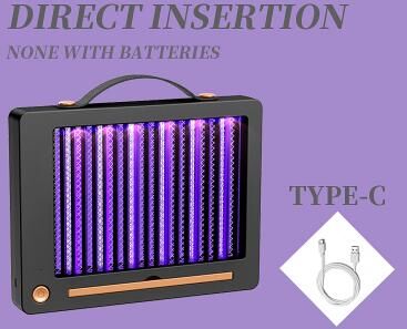 LightInthebox Portable USB Electronic Rechargeable Mosquito Fly Killer Lamp/Bug Zapper for Summer TripOutdoor CampingPatioHome and GardenFly Trap IndoorMoth Trap/Bug Killer/Insect Killer Light