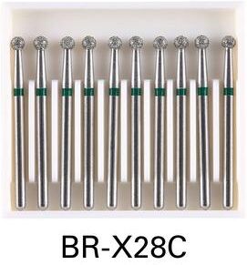 Uplift Essentials High Speed Dental Diamond Burs Round Ball Type br x28c