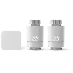 Wlan  176593 Starter-Set ZigBee (2x smartes Heizkörperthermostat + Zentrale) (Weiß) 
