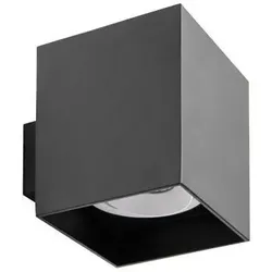 Brumberg 45205560 Wand-Anbaumodul quadratisch, schwarz struktur / weiss struktur, L x B: 90 x 90