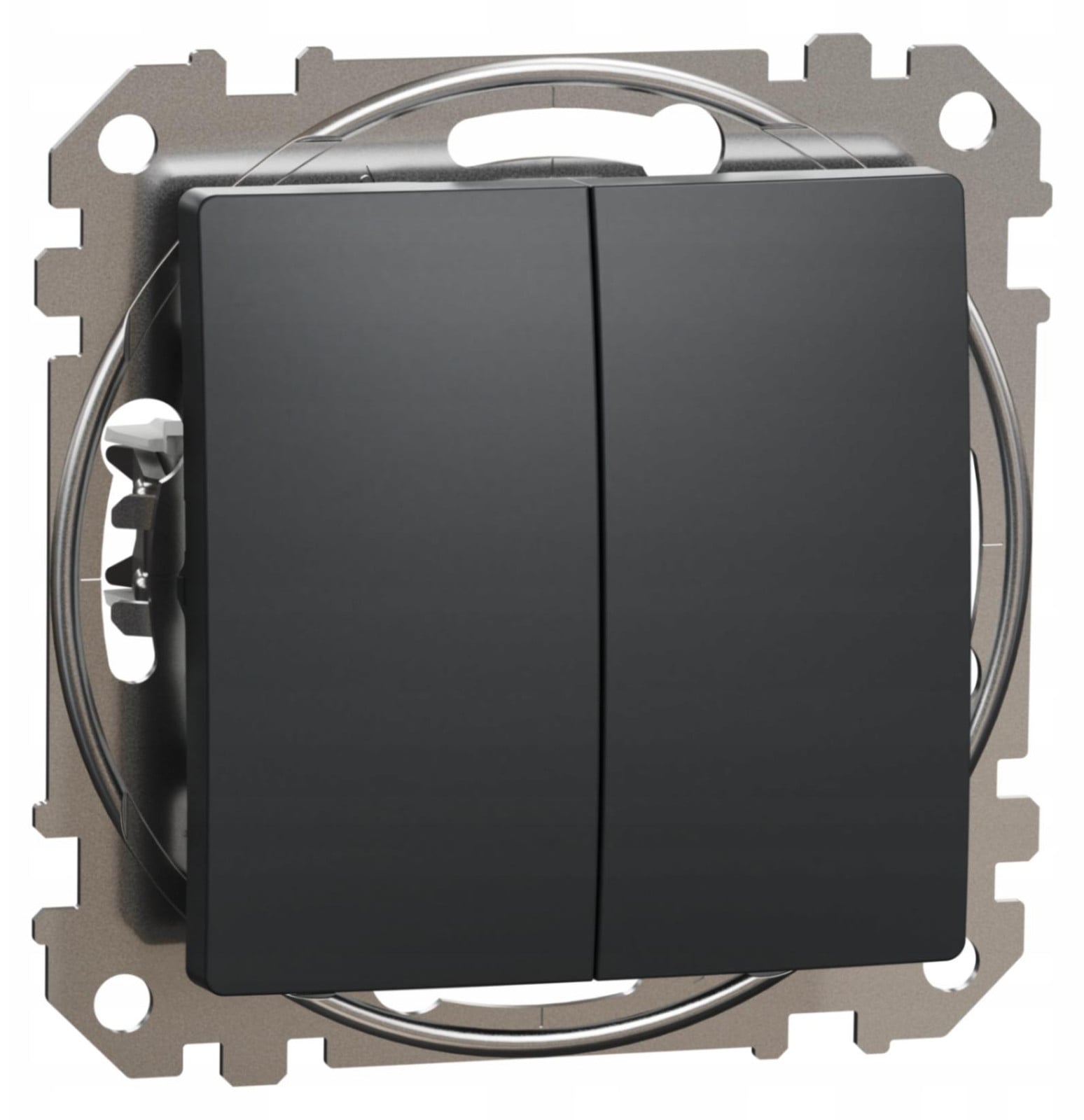 Schneider Electric Kaarsenhouderverbinder Sedna Design&Elements SDD114105 in zwart en antraciet