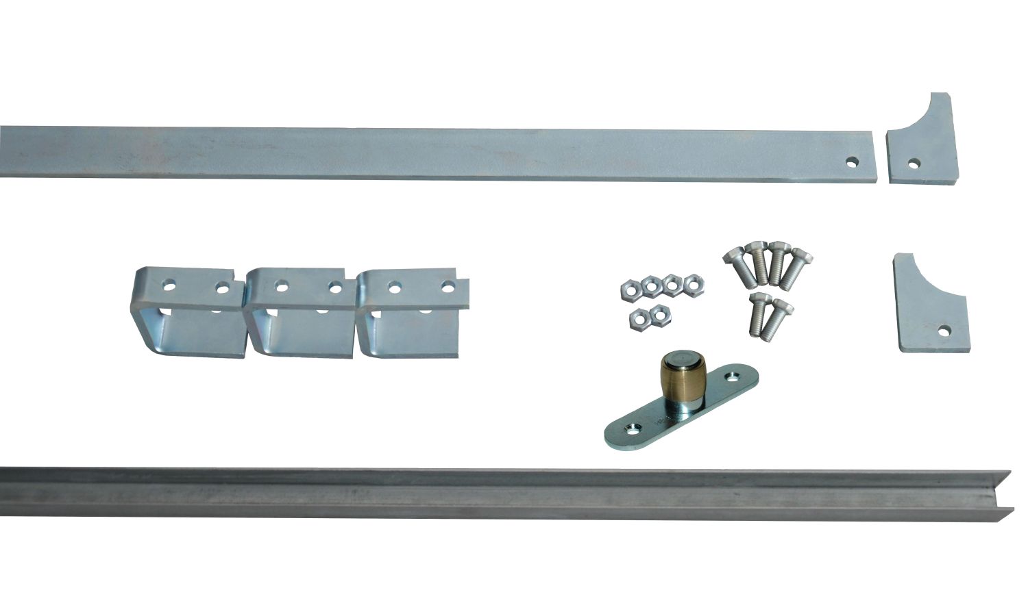CONMETALL Laufschinen-Set 105+120mm für Schiebetürrollen 09606289