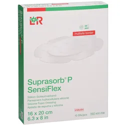 Suprasorb P Sensiflex Multisite Border 16x20cm 10 St