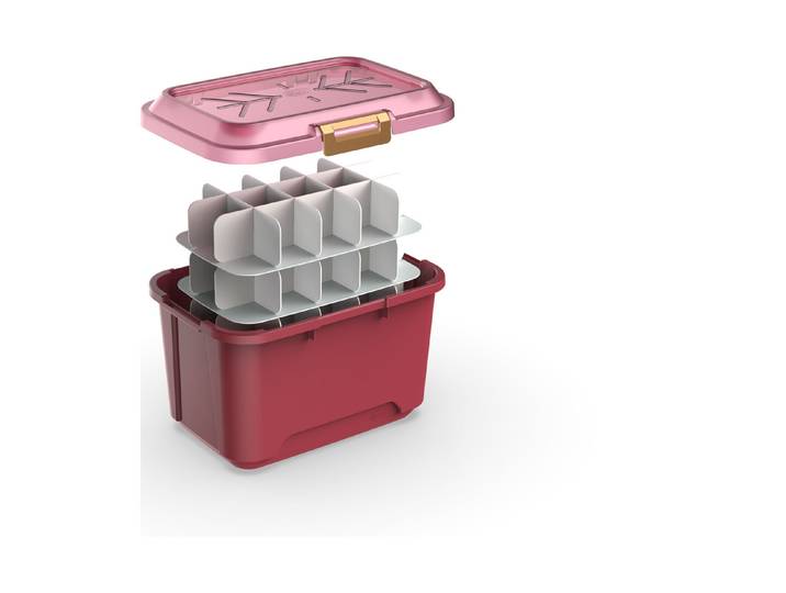 Ezystorage Christmas Box Divider 31 L