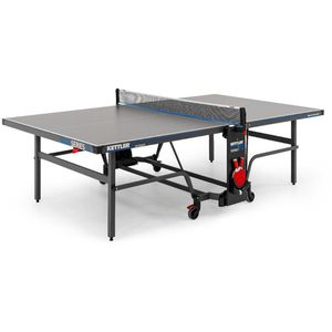KETTLER Tischtennisplatte K10, 6 mm Platte, mit Netz, Outdoor, 274 x 152,5 x 76 cm, schwarz, rollbar & klappbar