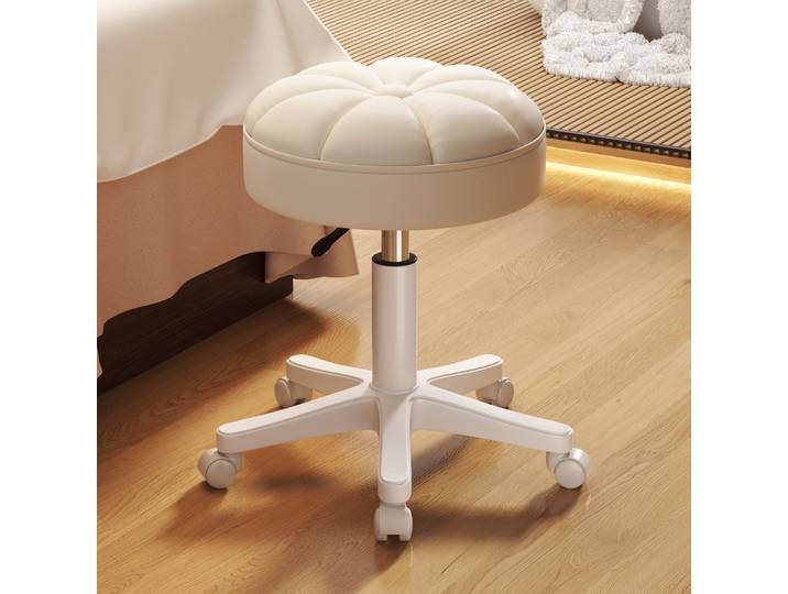 Tabouret roulant moderne, chaise pivotante, chaise de barbier, chaise de salon de coiffure, chaise de coiffage, tabouret de beauté, chaise de maquillage, mobilier de salon