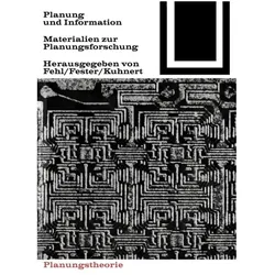 Planung und Information, Fachbücher von Gerhard Fehl, Mark Fester, Nikolaus Kunert