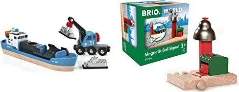 Ravensburger World Containerschiff mit Kranwagen