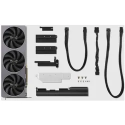 Lenovo NVIDIA GeForce RTX 5080 16GB DPx3+HDMIx1 GDDR7 Graphics Card (16 GB, GDDR7), Grafikkarte, Schwarz, Grau