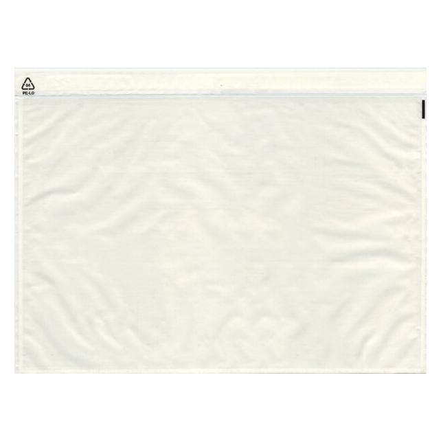 Debatin UNIPACK Begleitpapiertasche C4, ohne Druck, Lieferschein/Rechnung, Oberfolie: LDPE 45 my, 250 Stück (C4, 250 Stk.) (522V0005530)