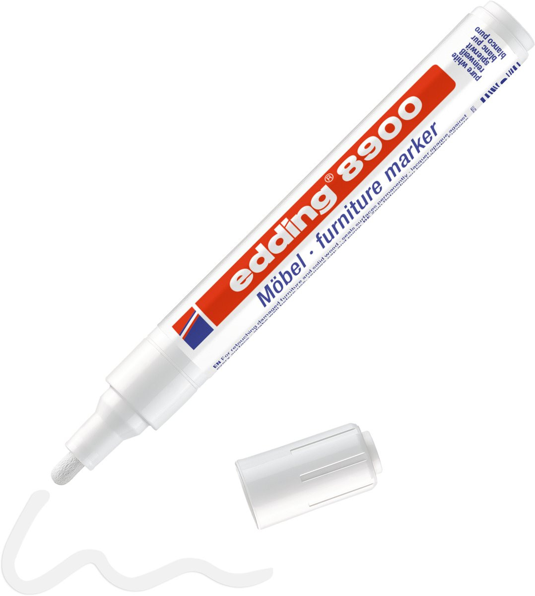 Edding 8900 Meubelstift voor reparatie van meubels - Spierwit - 1,5-2mm