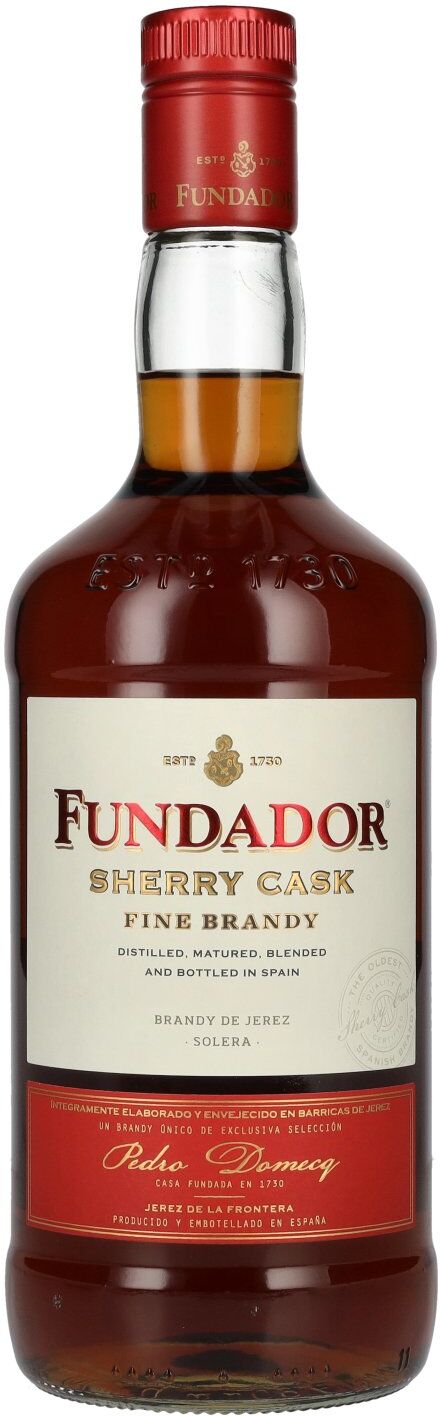Fundador Brandy Fundador Solera Reserva Pedro Domecq Brandy de Jerez 36% Vol. 1l