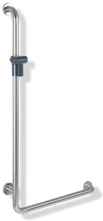 Hewi Serie 805 angle Serie 805 80533210L99 version gauche, support de douche blanc