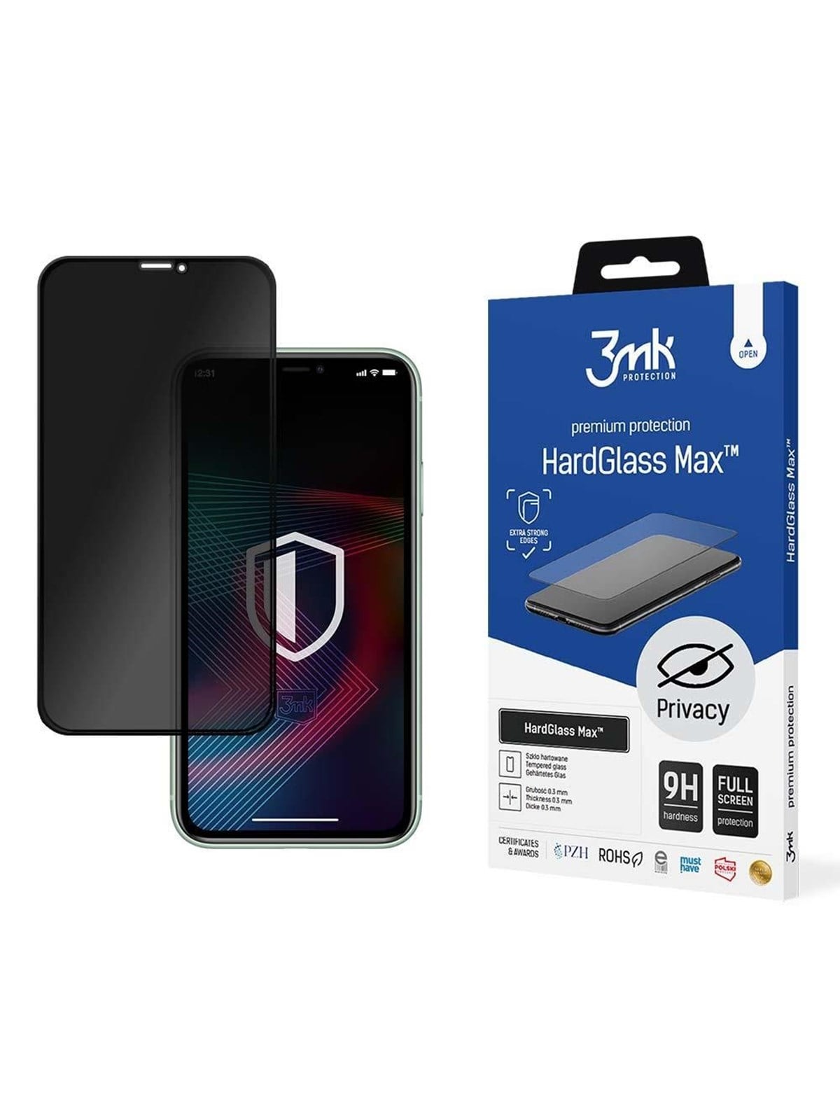 3mk 9H HardGlass Max Privacy Privacy Glass - iPhone 11