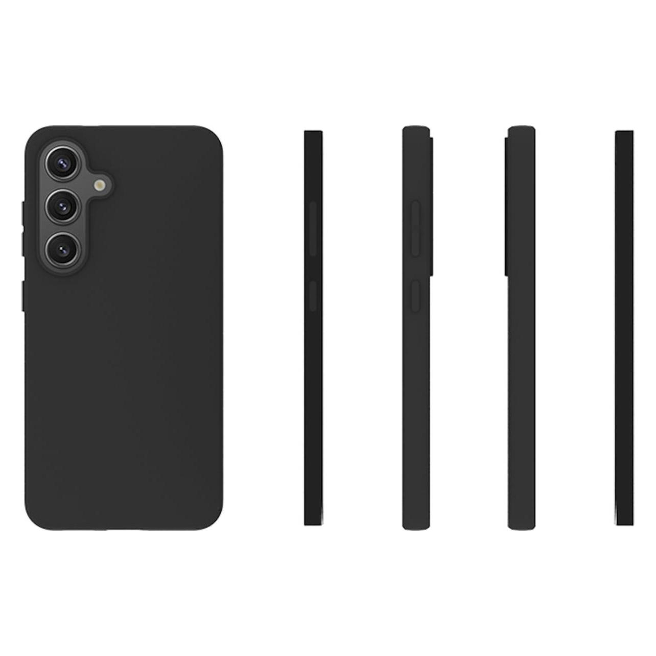Iiglo Galaxy S25 Silikone cover (sort) (Samsung Galaxy S25) (II-S25-TPUCASEB)