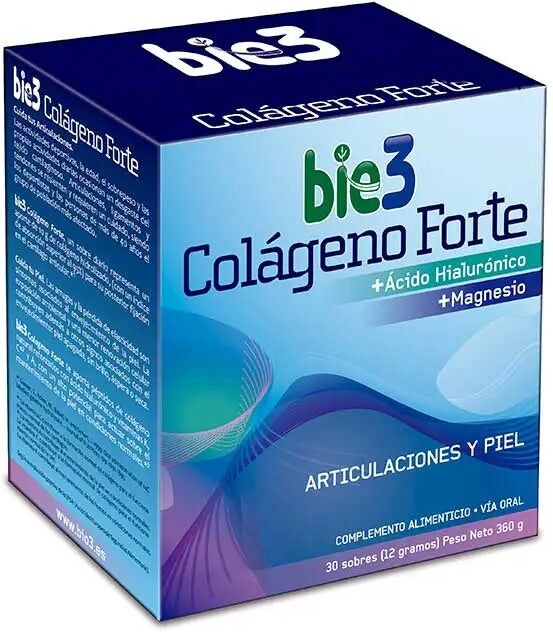 BIE-3 Colágeno Forte Articulaciones Y Piel 30 Sobres