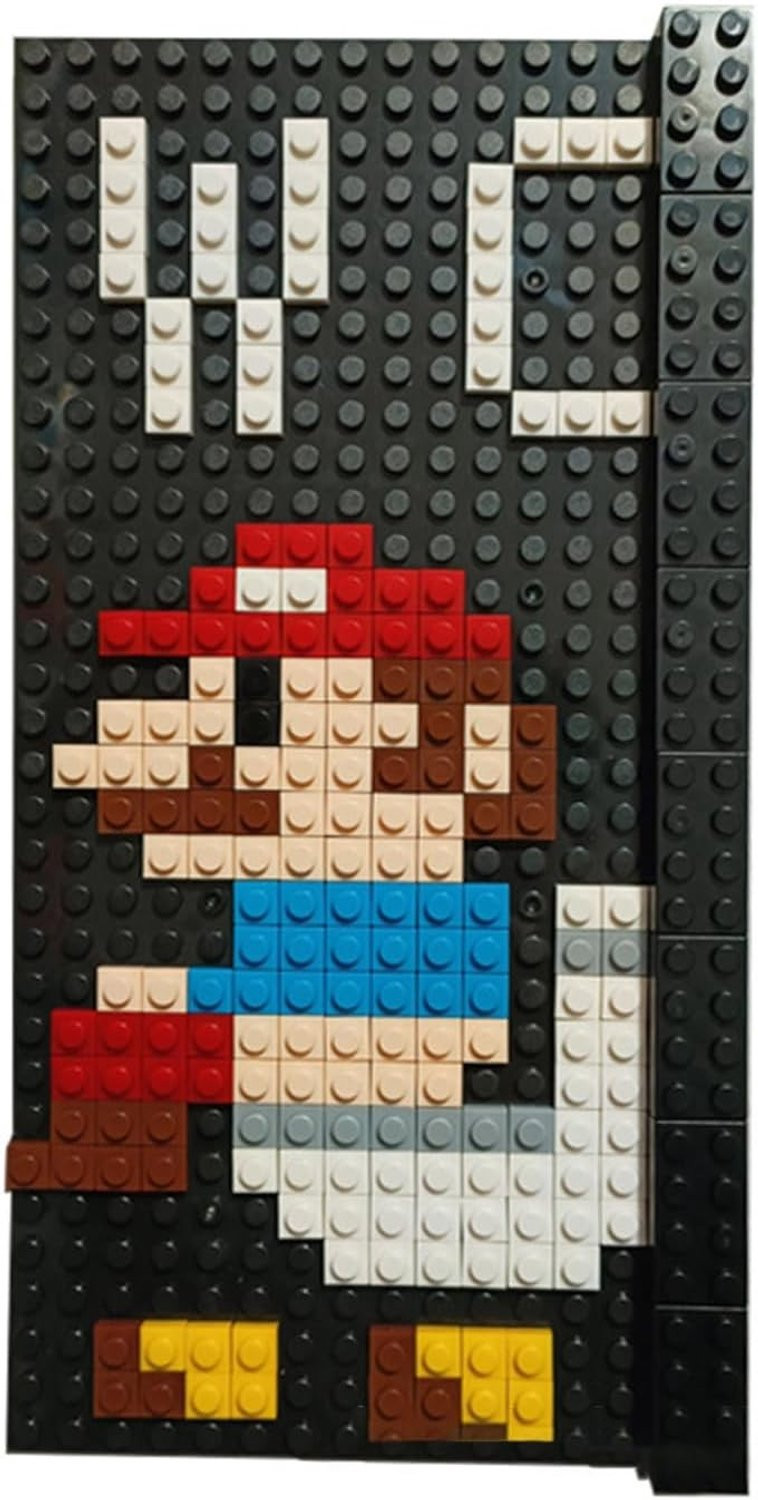 Creatieve DIY Bouwstenen Toiletplaat met Dubbelzijdige Informatie voor Mannen en Vrouwen - Uniek Decoratie voor de Badkamer