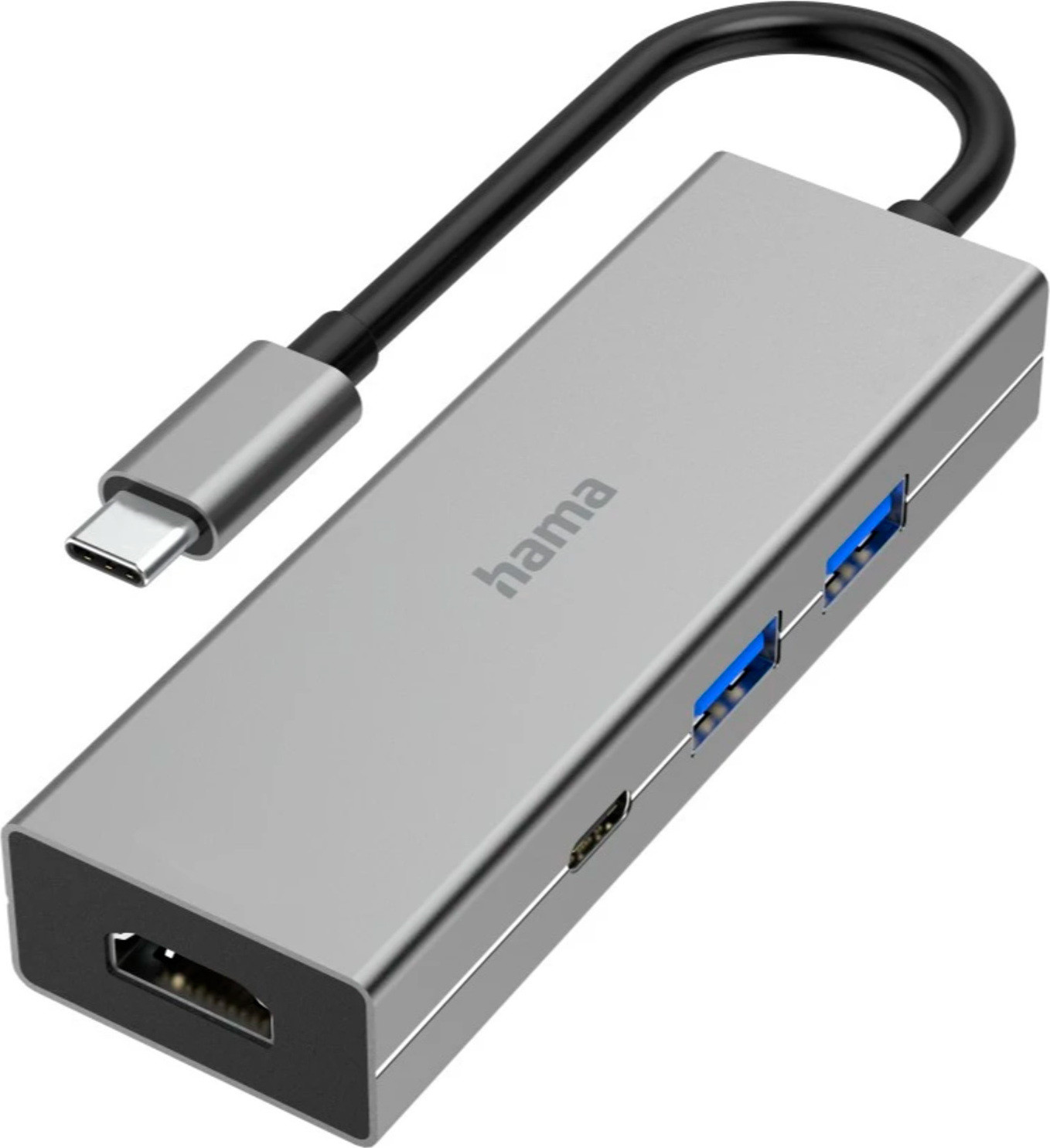 Hama USB-3.2 Type-C hub met 2x USB-A, 1x USB-C en 1x HDMI poort