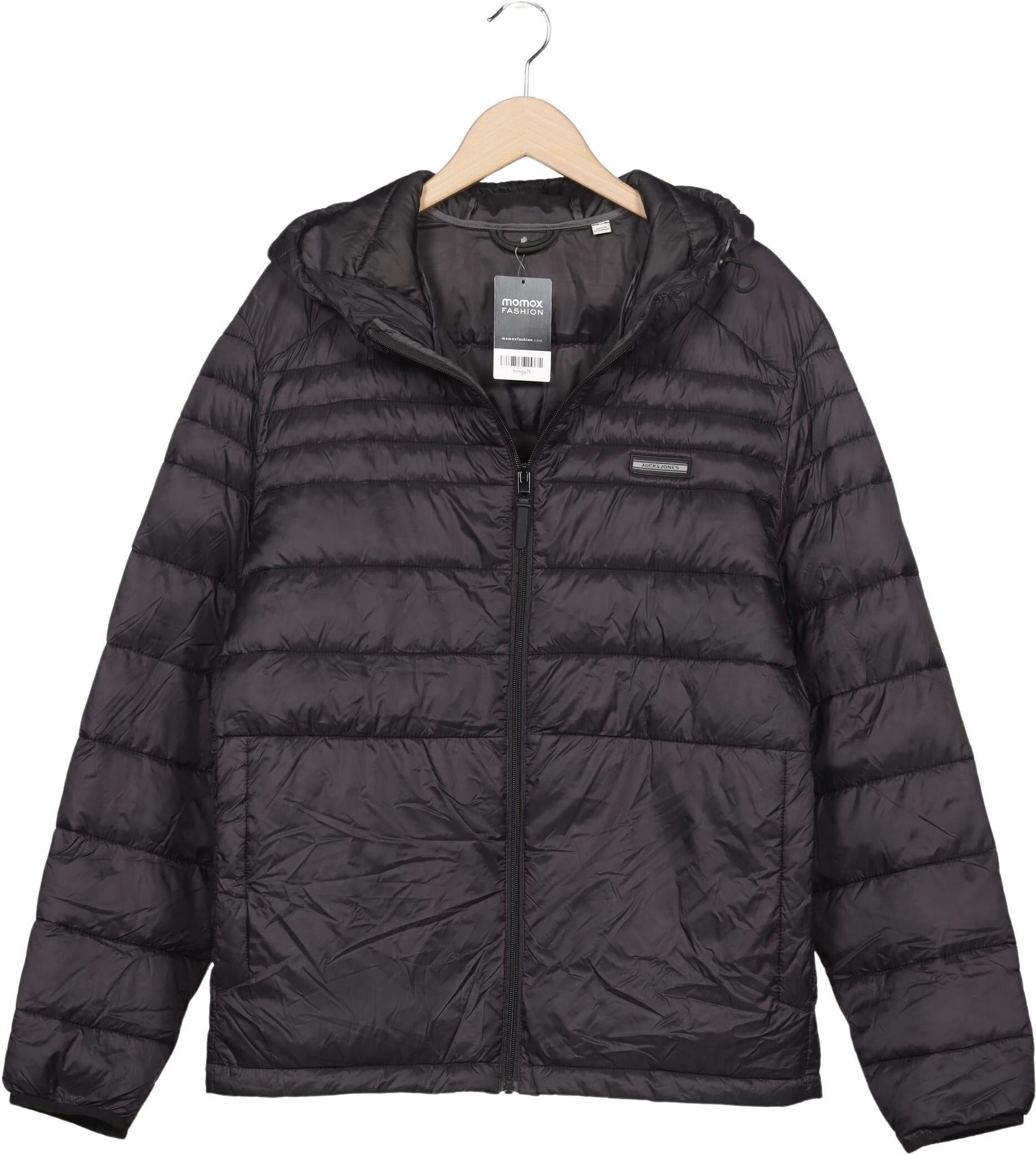 Jack & Jones Herren Jacke, Schwarz, Gr. XL, Synthetik - Second Hand