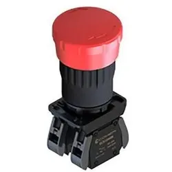 RS PRO Not-Aus-Schalter Kunststoff Pilzkopf, Rot Ø 22mm 2 Öffner Drehfreigabe, Schalter + Taster, Rot