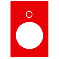 Schneider Electric Bezeichnungsschild 30x40mm rot 0