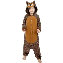 Metamorph Leoparden Onesie Kostüm für Kinder (140, 146)