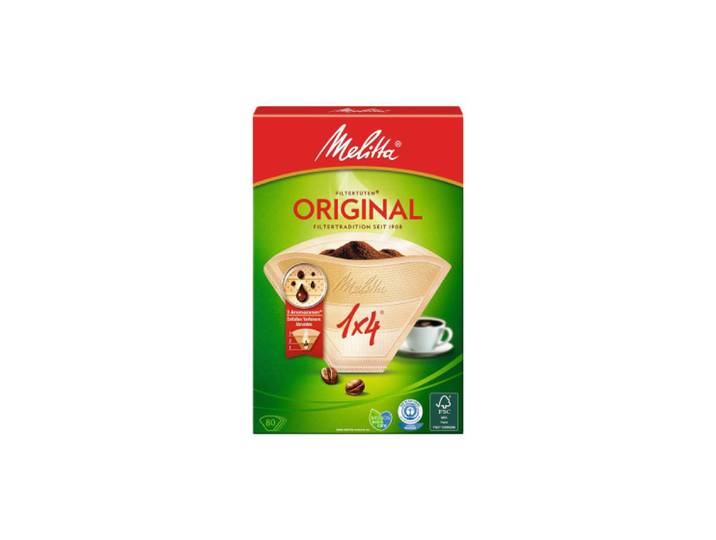 Papierkaffeefilter Melitta Original 1x4, 80 Stk.