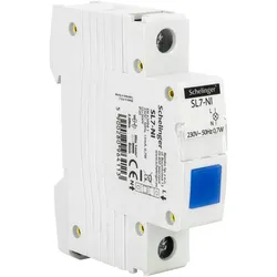Signalleuchte für DIN-Schiene 230V 0,7W Schelinger blau S-A15-SL7-NI