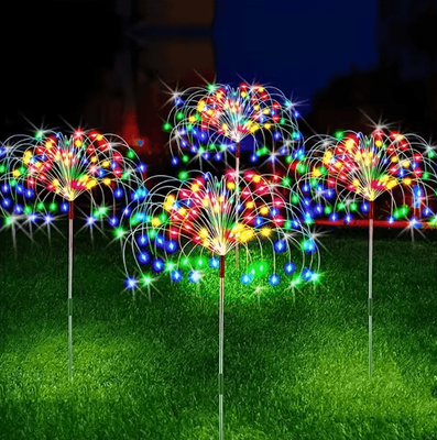 Uplift Curations Solar LED Firework Fairy Lights Outdoor Garden Decoration For Pathway Patio Yard Party Christmas Wedding Decor Solar LED Firework Fairy Lights Outdoor Garden Decoration For Pathway Patio Yard Party Christmas Wedding Decor