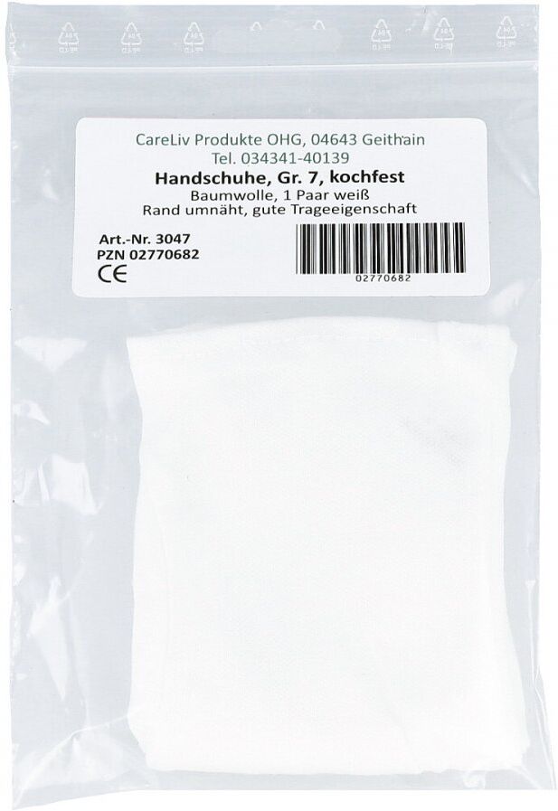 Careliv Produkte Handschuhe Baumwolle Größe 7