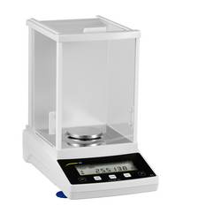 PCE Instruments Analysenwaage PCE-ABT 220L Wägebereich 220 g Wiegefläche Ø 80 mm verbaute Libelle Windschutz RS232