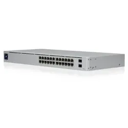 Ubiquiti UniFi Switch USW-24 managed Switch 24x 1GbE + 2x 1G SFP an Rack montierbar (USW-24)