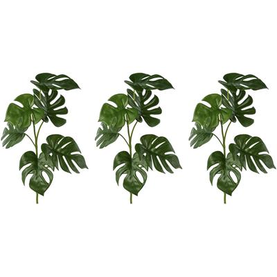 Kunstgirlande CREATIV GREEN "Split-Philodendron-Zweig", grün, H:71cm Ø:25cm, Kunststoff, Kunstpflanzen
