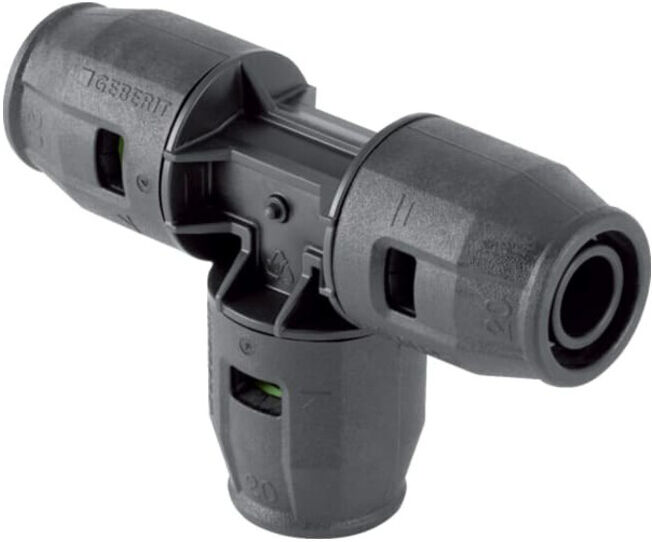 Geberit Té PushFit d= 25mm, égal, PVDF (652310001)