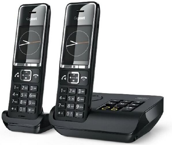 Siemens Cordless Gigaset L36852 H3021 K104 COMFORT 550A Duo Black