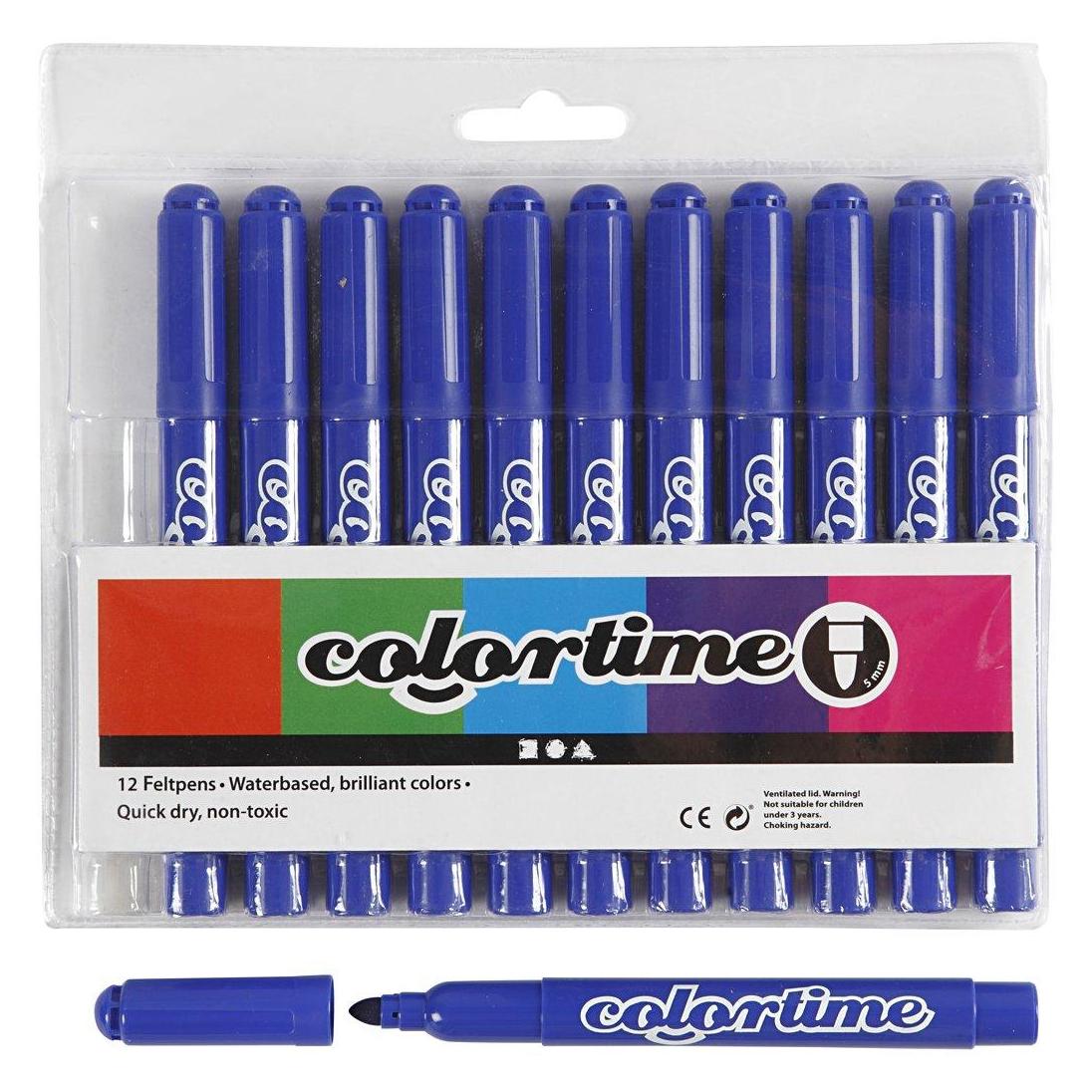 Creativ Company Blauwe Jumbo Stiften, 12st. (12x) (5707167883099)