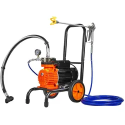 VEVOR Airless-Farbspritzgerät mit Membran, 900 W effizientes Airless-Farbspritzgerät mit Wagen, 1800 psi Airless-Farbspritzgerät, mit Verlängerungsstang, 1,8 L/min Hochdruck Airless Farbsprühsystem