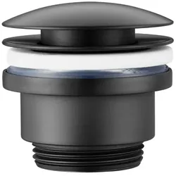 Avenarius Design-Schaftventil black; rund, DN 32, mit Verschluß, Linie Univ., 9004213040 9004213040