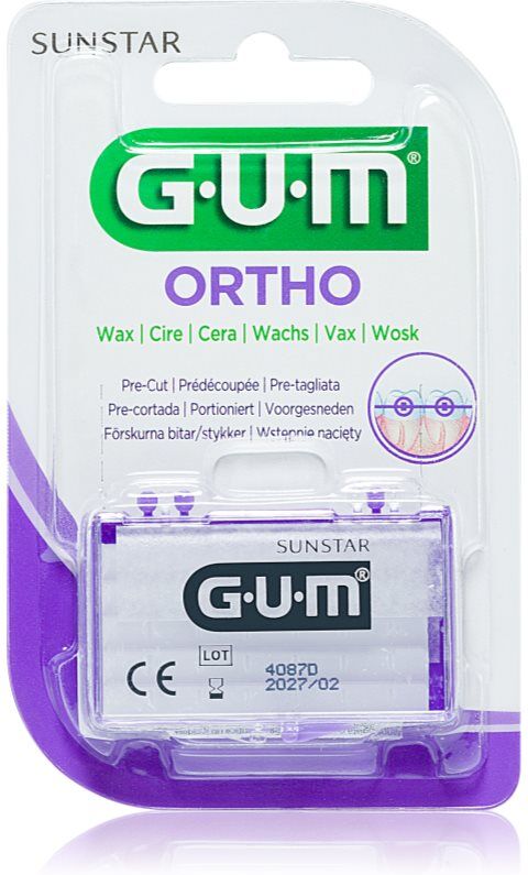 G.U.M Ortho wax for orthodontic appliances 5 pc