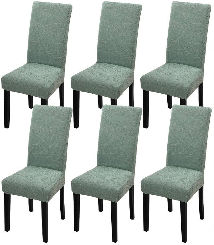 17 Stories Dining Chair Slipcover Green 60cm H X 42cm W