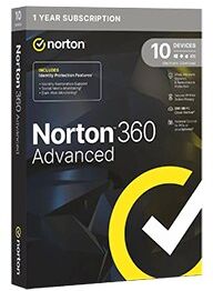 Symantec Norton 360 Advanced Antivirus Security - 1 Licence, 1 Year