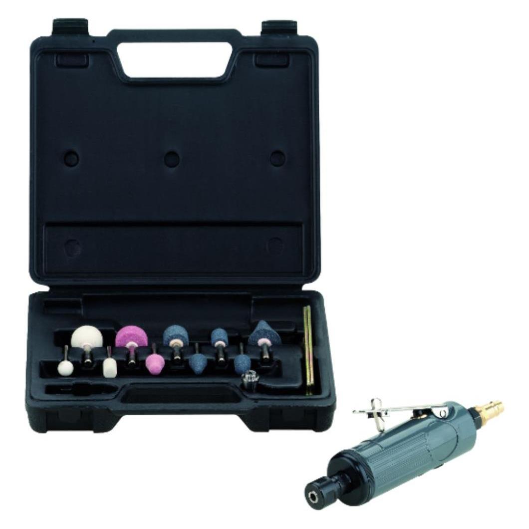 Schneider Druckluft Stabschleifer SBS-Set-Base im Koffer inkl. Zubehör (Geradschleifer) (DGKD322752)