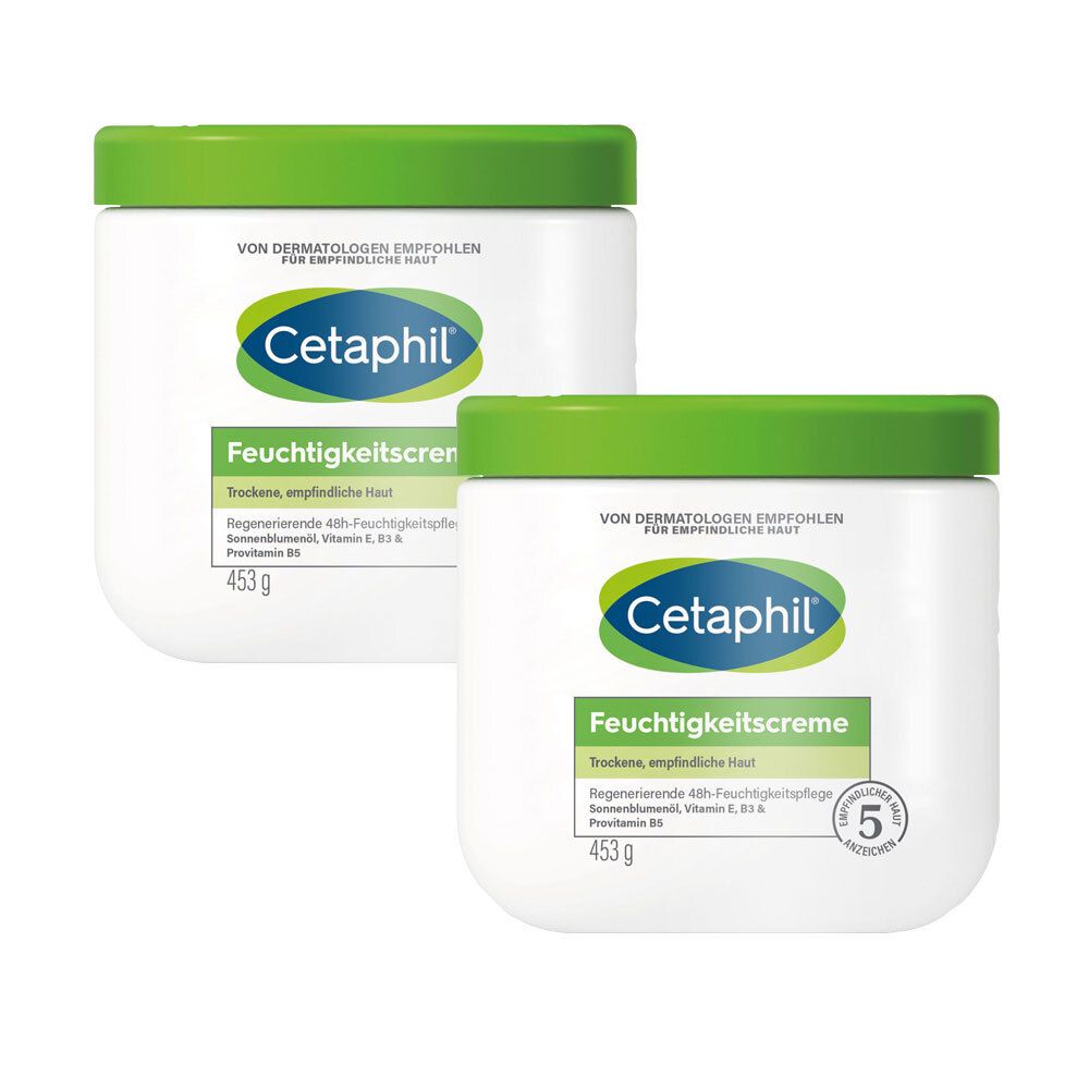 2x Cetaphil Feuchtigkeitscreme 2x453 g Creme