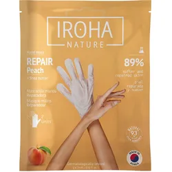 18ml IROHA nature Peach & Sheabutter Handmaske (1 Paar)