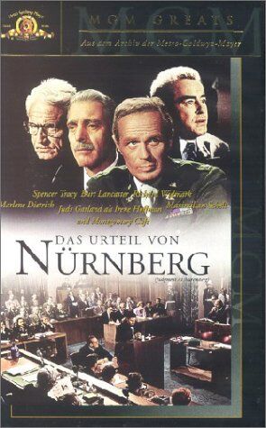 Spencer Tracy - Urteil von Nürnberg [VHS] - Preis vom 12.10.2026 11:37:12 h