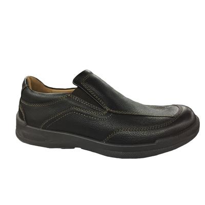 Slipper JOMOS "Slipper", Herren, Gr. 46, schwarz, Obermaterial: 50% Rindsleder Leather cow. 50% Lammleder LEL., Schuhe Slipper