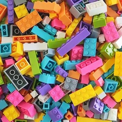 Uplift Treasures 120 240PCS Colorful City Building Blocks Set mixed Color 3 125g 120pcs