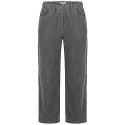 Wide Fit-Cord-Hose KjBrand grau, 54