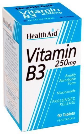 HealthAid Vitamin B3 Niacinamide 90 Tablets
