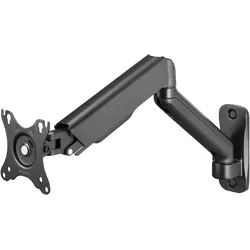 Deltaco ARM-0360 (Wand, 32", 9 kg), Monitor Halterung, Schwarz